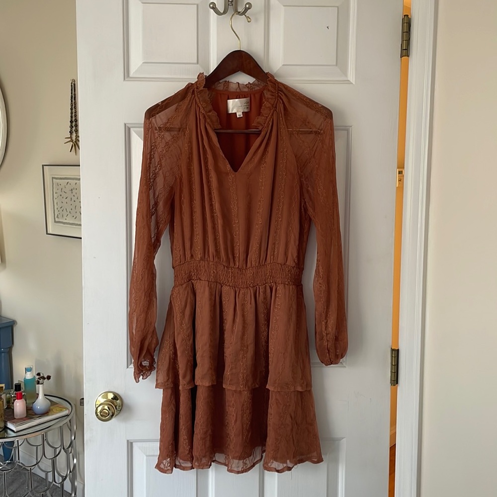 Rusted orange dress